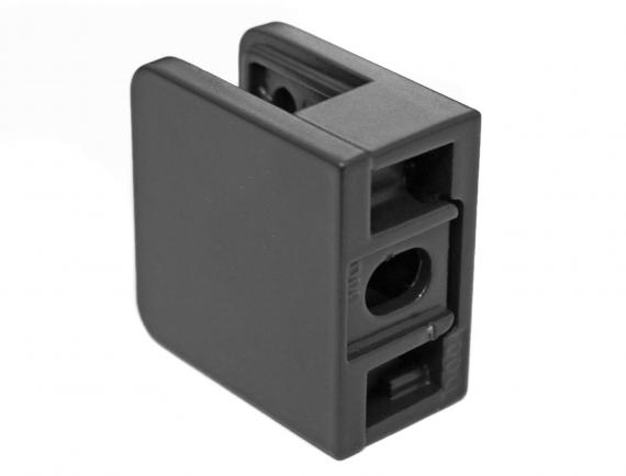 Foto Pinzas para vidrio45x45mm, ZAMAK, RAL 7016