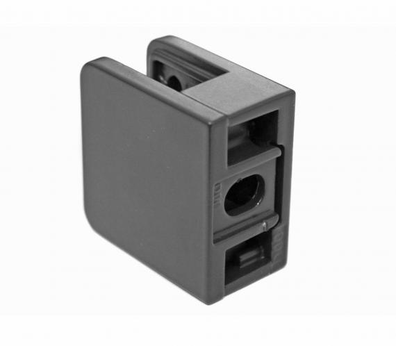 Foto Pinzas para vidrio45x45mm, ZAMAK, RAL 7016