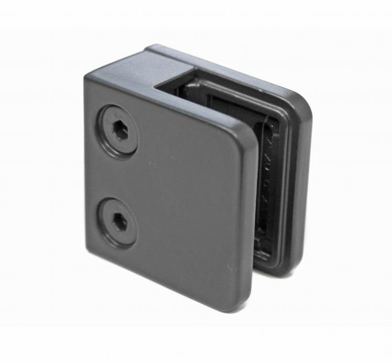 Foto Pinzas para vidrio45x45mm, ZAMAK, RAL 7016