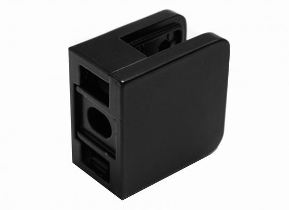 Foto Pinzas para vidrio45x45mm, ZAMAK, RAL 9005