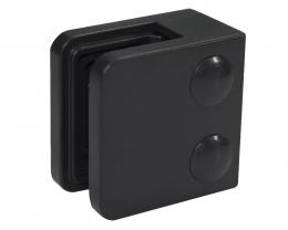 Pinzas para vidrio45x45mm, ZAMAK, RAL 9005