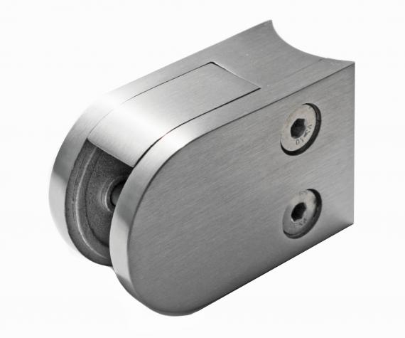 Foto Pinzas para vidrio45x63 para tubo 42,4mm (6-12.76 mm), AISI 304, SATINADO