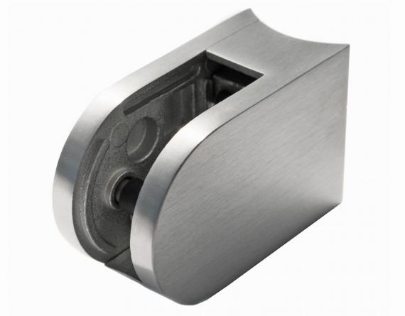 Foto Pinzas para vidrio45x63 para tubo 42,4mm (6-12.76 mm), AISI 304, SATINADO