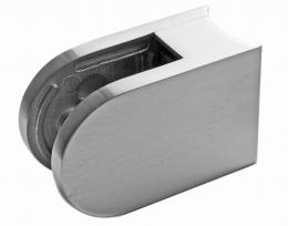 Pinzas para vidrio45x63 tubo 42,4mm (6-12.76 mm), AISI 304, SATINADO