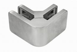 Pinzas para vidrio45x63mm, 8-12.76mm, AISI 304, SATINADO