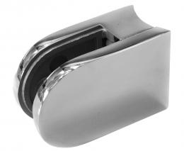 Pinzas para vidrio45x63mm para tubo 42,4mm, AISI 304, Pulido