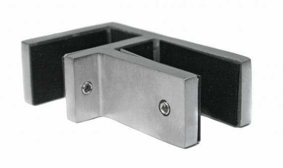 Foto Pinzas para vidrio45x77mm, 16.76-17.52mm, AISI 304, SATINADO