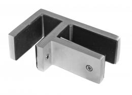 Pinzas para vidrio45x77mm, 16.76-17.52mm, AISI 304, SATINADO