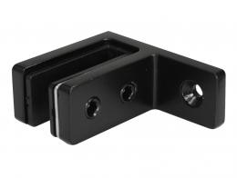 Pinzas para vidrio48x65x34mm 12-15mm, AISI 316, RAL 9005 MATE