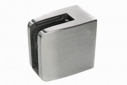 Pinzas para vidrio52x52mm superficie plana, AISI 304, SATINADO