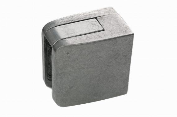 Foto Pinzas para vidrio52x52mm con placa de protección para superficie plana, ZAMAK, EN BRUTO