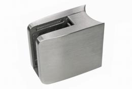 Pinzas para vidrio55x55 tubo 42,4mm, AISI 316, SATINADO