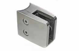 Pinzas para vidrio55x55 tubo 42,4mm, AISI 316, SATINADO