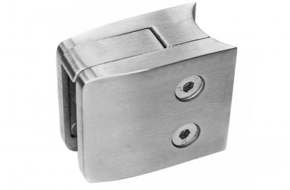 Foto Pinzas para vidrio55x65 para tubo 42,4mm, AISI 304, SATINADO