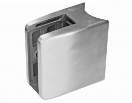 Pinzas para vidrio55x65 para tubo 42,4mm, AISI 304, SATINADO