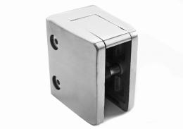 Pinzas para vidrio60x70mm con placa de protección AISI 316, SATINADO