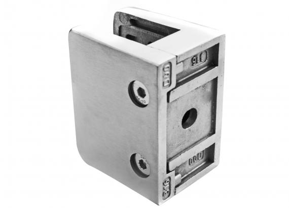 Foto Pinzas para vidrio60x70mm con placa de protección AISI 316, SATINADO