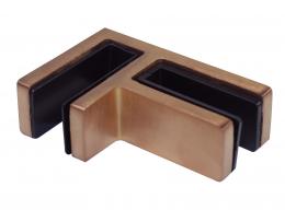 Pinzas para vidrio82x55x34mm vidrio 12-15mm, AISI 316, COBRE SATINADO