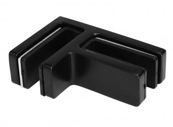 Foto Pinzas para vidrio82x55x34mm vidrio 12-15mm, AISI 316, RAL 9005 MATE