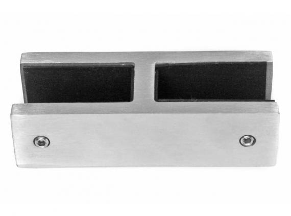 Foto Pinzas para vidrio90x25x33mm, 16,76-17,52mm, AISI 304, SATINADO