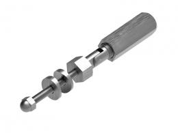 Punta con ángulo ajustable 4-5 mm, AISI 304, SATINADO