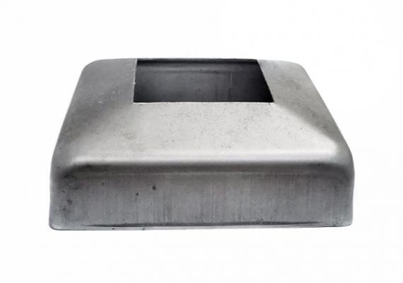 Foto Roseta 30x30 acero negro (al carbono), EN BRUTO