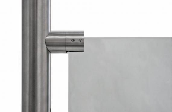 Foto Soporte cilíndrico DERECHA, tubo 42,4mm, AISI 316, SATINADO