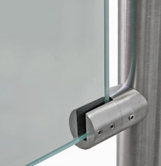 Foto Soporte cilíndrico DERECHA, tubo 42,4mm, AISI 316, SATINADO