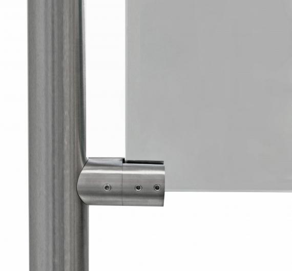 Foto Soporte cilíndrico IZQUIERDA, tubo 42,4 mm, AISI 316, SATINADO