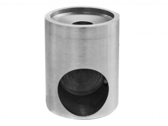 Foto Soporte de barra transversal izquierdo para Ø12/plano, AISI 304, SATINADO