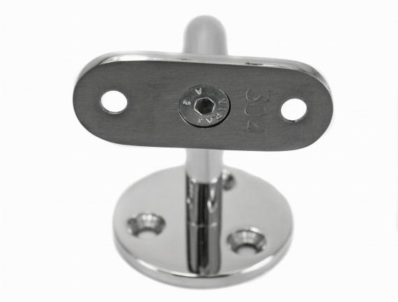 Foto Soporte de pared - barandilla (perfil), AISI 304, Pulido