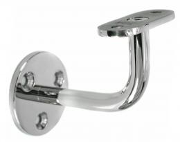 Soporte de pared - barandilla (perfil), AISI 304, Pulido