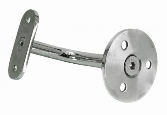 Foto Soporte de pared - barandilla (perfil), AISI 304, Pulido