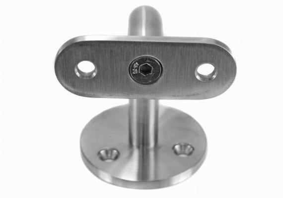 Foto Soporte de pared - barandilla (perfil), AISI 304, SATINADO.