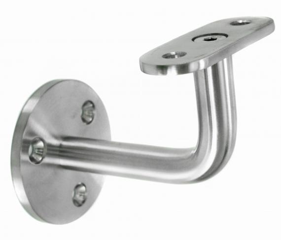 Foto Soporte de pared - barandilla (perfil), AISI 304, SATINADO