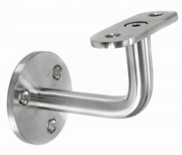 Soporte de pared - barandilla (perfil), AISI 304, SATINADO.