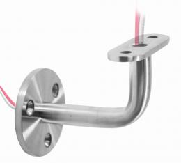 Soporte de pared - barandilla (perfil) LED, AISI 304, SATINADO