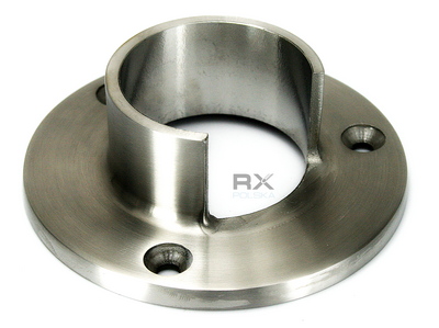 Foto Soporte de pared para tubo ranurado Ø 42,4 mm, AISI 316, SATINADO