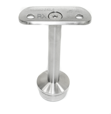 Foto Soporte de pasamanos 33,7 mm / 42,4 mm, AISI 304, SATINADO