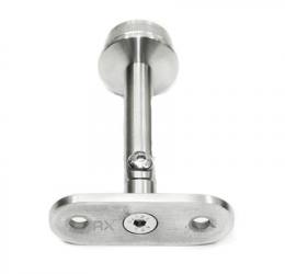 Soporte de pasamanos 33,7 mm / plano, AISI 304, SATINADO.