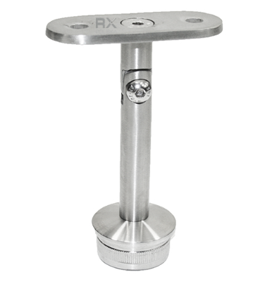 Foto Soporte de pasamanos 33,7 mm / plano, AISI 304, SATINADO.