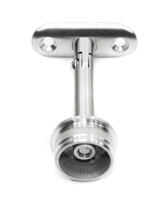 Foto Soporte de pasamanos 33,7 mm / plano, ajustable, AISI 304, SATINADO