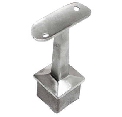 Foto Soporte de pasamanos 40x40 / 42,4 mm, soporte fijo, AISI 304, SATINADO