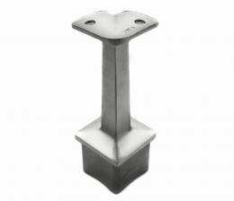 Soporte de pasamanos 40x40 mm / 42,4 mm, AISI 304, SATINADO