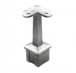 Soporte de pasamanos 40x40 mm / 42,4 mm, AISI 304, SATINADO