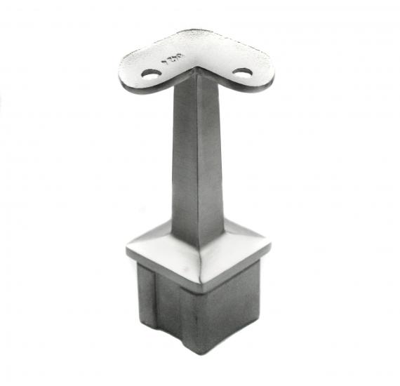 Foto Soporte de pasamanos 40x40 mm / 42,4 mm, AISI 304, SATINADO