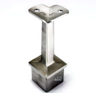 Foto Soporte de pasamanos 40x40 mm / 42,4 mm, AISI 304, SATINADO