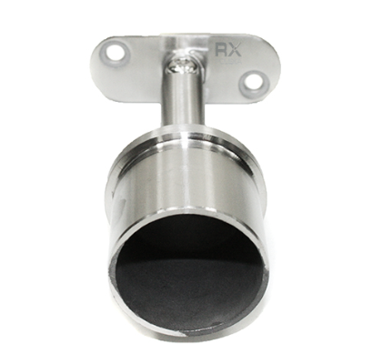 Foto Soporte de pasamanos 42,4 mm/plano, ajustable, AISI 304, SATINADO