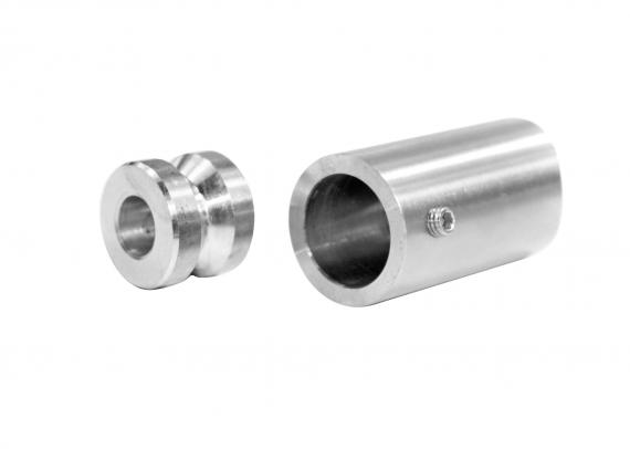 Foto Soporte de pasamanos 42,4 mm/superficie plana, AISI 304, SATINADO