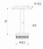 Foto Soporte de pasamanos 48,3 / 48,3 mm, AISI 304, Pulido